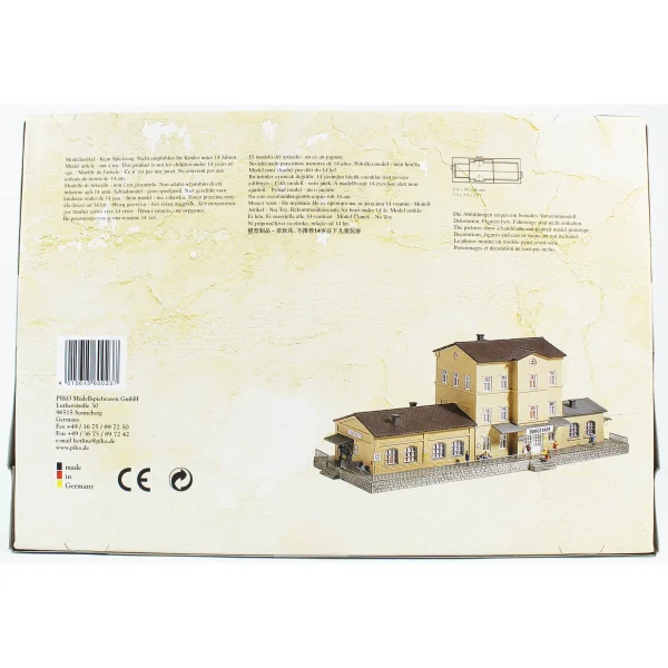 Piko 60023, 1/160 Burgstadt İstasyonu Plastik Maketi - Görsel 3