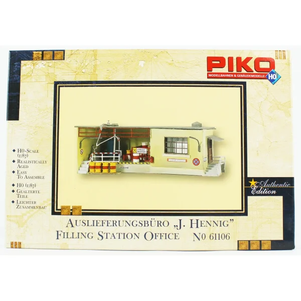 Piko 61106, 1/87 İkmal İstasyonu ve Ofisi Plastik Maketi