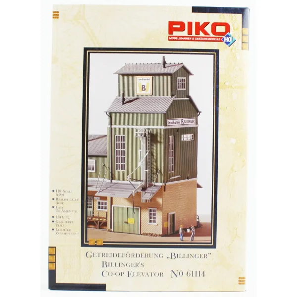 Piko 61114, 1/87 Billinger Tahıl Deposu Plastik Maketi
