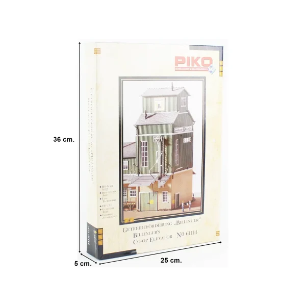 Piko 61114, 1/87 Billinger Tahıl Deposu Plastik Maketi - Görsel 4