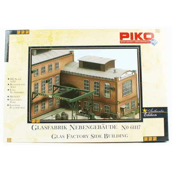 Piko 61117, 1/87 Cam Fabrikası Yan Binası Plastik Maketi