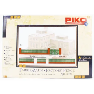 Piko 61120, 1/87 Cam Fabrikası Etrafı Çit Duvarı Plastik Maketi