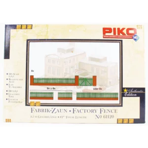 Piko 61120, 1/87 Cam Fabrikası Etrafı Çit Duvarı Plastik Maketi