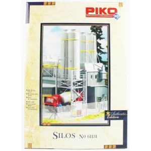Piko 61131, 1/87 Beton Santralı Çimento Siloları Plastik Maketi