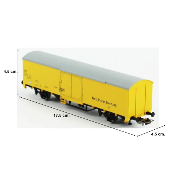 Piko PK98549F, 1/87 Kapalı Kasalı DB NETZ Yük Vagonu Modeli - Görsel 5