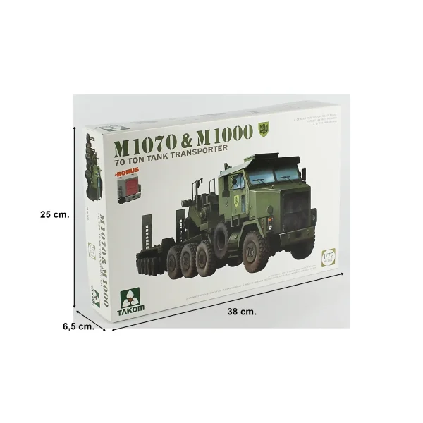 Takom 5021, 1/35 M1070 Çekici ve M1000 Römorklu 70 Ton Tank Taşıyıcı Plastik Maketi - Görsel 5