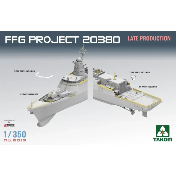 Takom 6013, 1/350 FFG Project 20380 Korvet (Geç Dönem) Plastik Maketi - Görsel 3