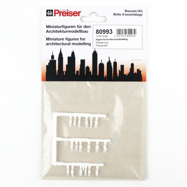Preiser 80993 1/200 Ayakta Duran Yolcu Figürleri - Görsel 2