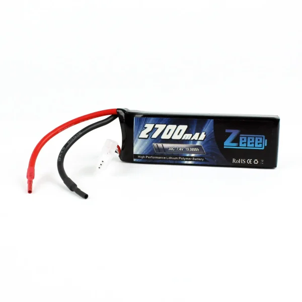 2S 7.4 Volt 2700 mAh 30C Lipo Pil, Zeee Power - Görsel 3