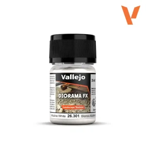 Vallejo 26301, 60 gr. Alkaline White 0.5 - 1.0 mm. Taneli Yüzey Dokusu