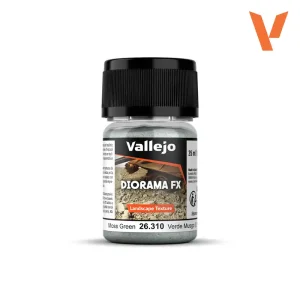 Vallejo 26310, 60 gr. Moss Green 0.1 - 1.0 mm. Küçük Taneli Yüzey Dokusu