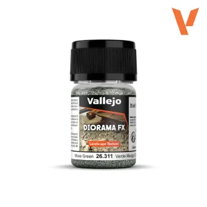Vallejo 26311, 60 gr. Moss Green 0.5 - 2.0 mm. Orta Taneli Yüzey Dokusu