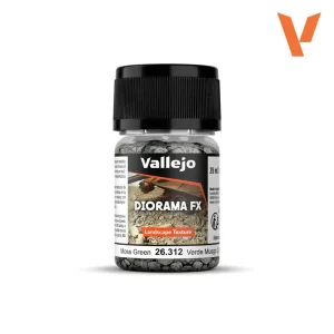 Vallejo 26312, 60 gr. Moss Green 2.0 - 5.0 mm. Büyük Taneli Yüzey Dokusu