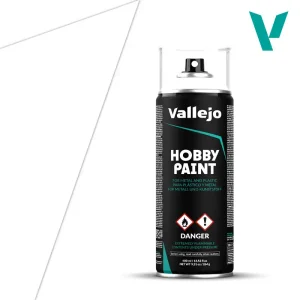 400 ml. Beyaz Astar Sprey Maket Boyası, Vallejo 28010