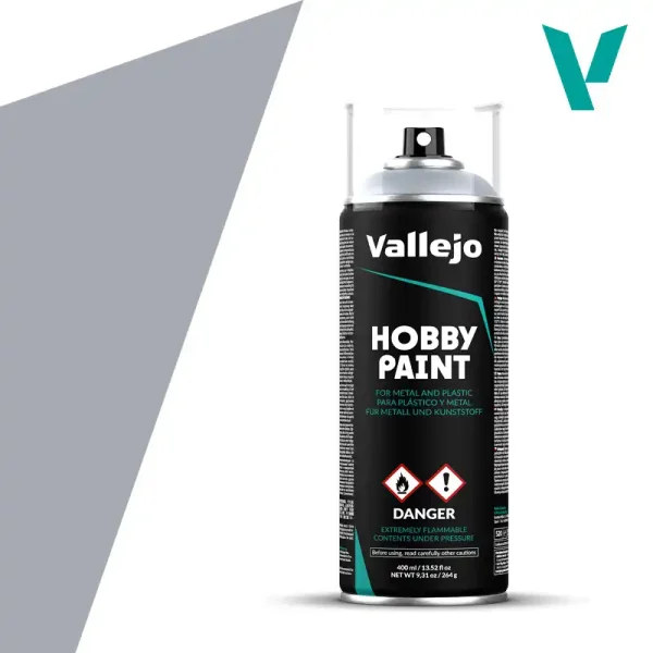 Vallejo 28021, 400 ml. Silver Sprey Boya