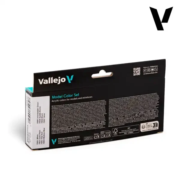 Vallejo 70260, 8x18 ml. Wargames Basics Boya Seti - Görsel 2