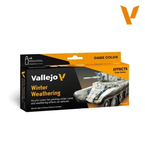 Vallejo 70263, 8x18 ml. Winter Weathering by Chema cabrero Boya Seti