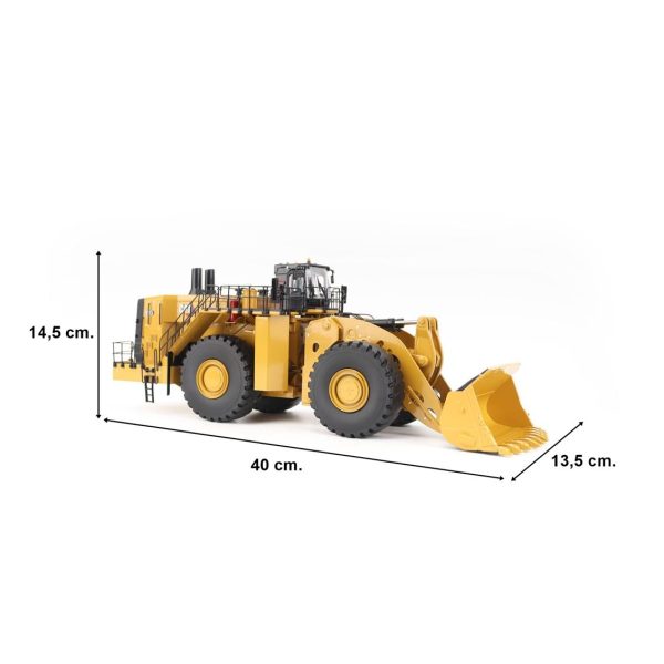1/50 Cat 995 Geniş Tekerlekli Loder Diecast Model, Diecast Masters 85716 - Görsel 5