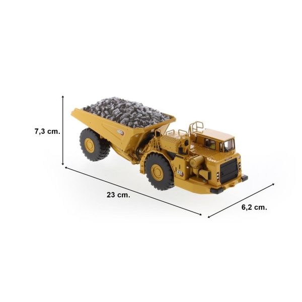 1/50 Cat AD45 Yeraltı Maden Kamyonu Diecast Model, Diecast Masters 85717 - Görsel 5
