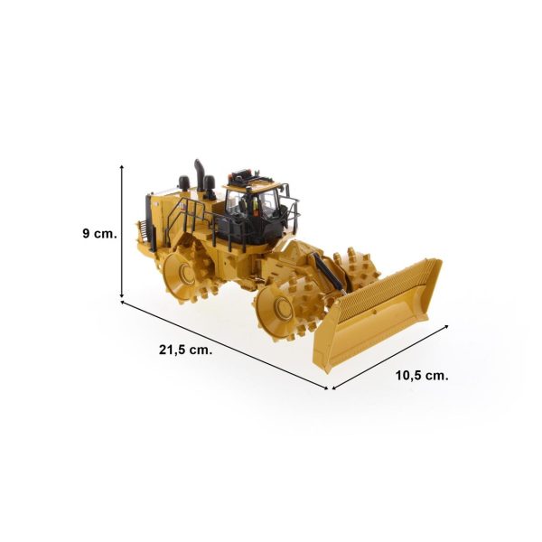 1/50 Cat 836 Çöp Sıkıştırıcısı Diecast Model, Diecast Masters 85763 - Görsel 5