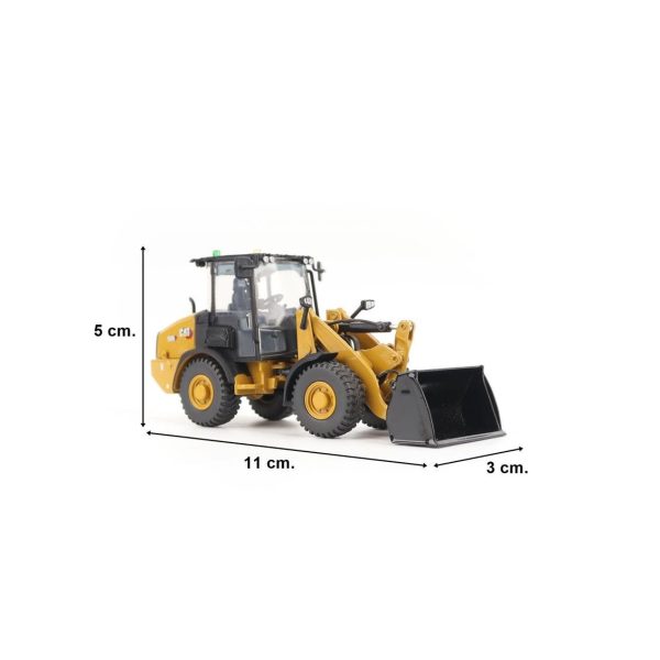1/50 Cat 906 Compact Tekerlekli Loder Diecast Model, Diecast Masters 85771 - Görsel 5