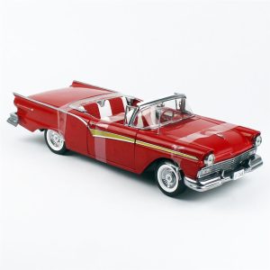 1/18 1957 Ford Fairlane 500 Skyliner Alev Kırmızısı Diecast