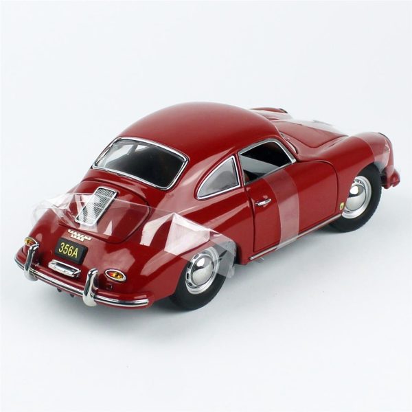 1/18 1957 Porsche 356A 1500 GS Carrera GT Polyantha Kırmızı Diecast, Sunstar 1350 - Görsel 4
