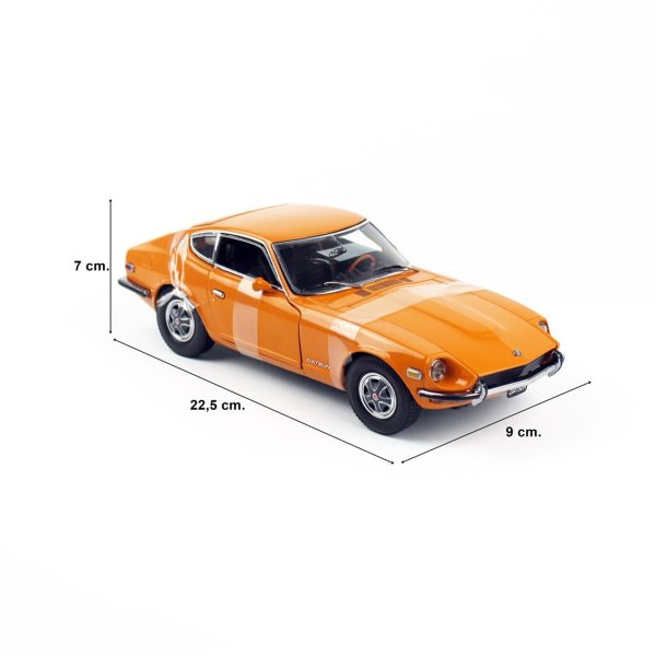 1/18 1972 Datsun 240Z Turuncu Diecast, Sunstar 3511 - Görsel 5