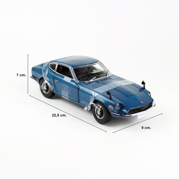 1/18 1970 Fairlady Z (S30) Mavi Diecast, Sunstar 3513 - Görsel 5