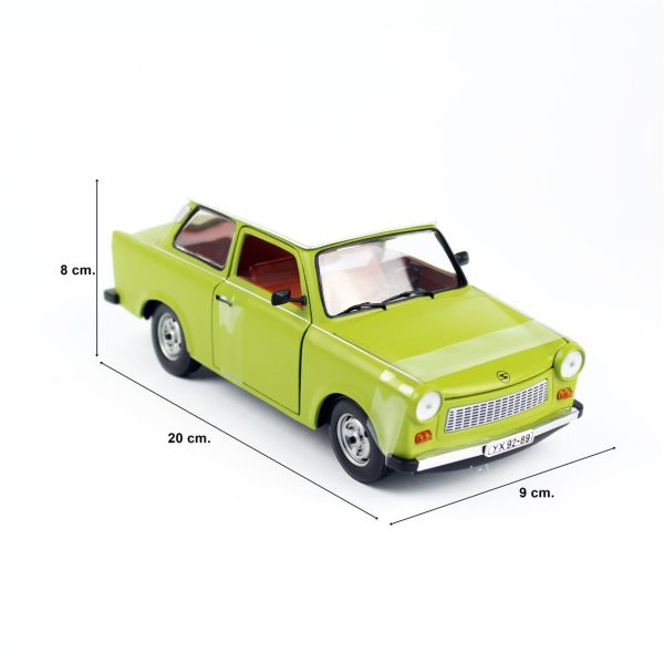 1/18 Trabant 601 Filizi Yeşil Diecast, Sunstar 4289 - Görsel 5