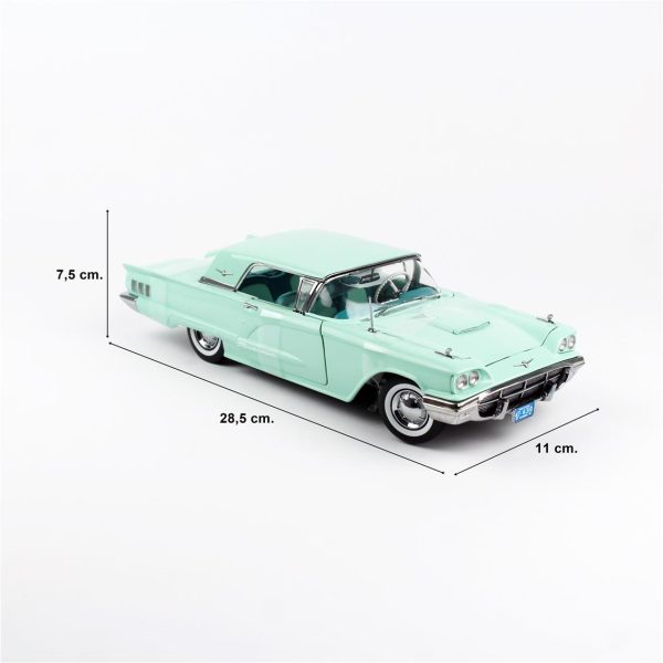 1/18 1960 Ford Thunderbird Hard Top Diecast, Sunstar 4310 - Görsel 5