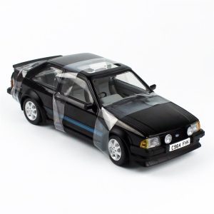 1/18 1984 Ford Escort RS Turbo Siyah Diecast