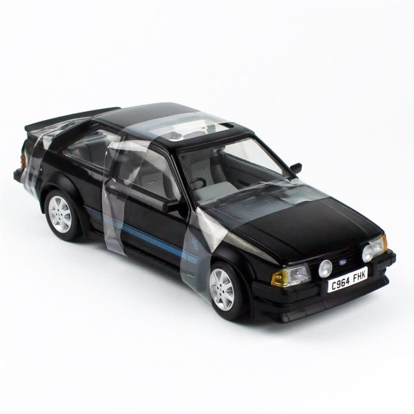 1/18 1984 Ford Escort RS Turbo Siyah Diecast