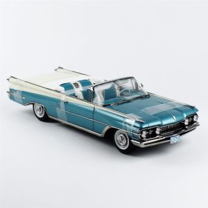 1/18 1959 Oldsmobile-98 Open Convertible Metalik Su Mavisi Diecast