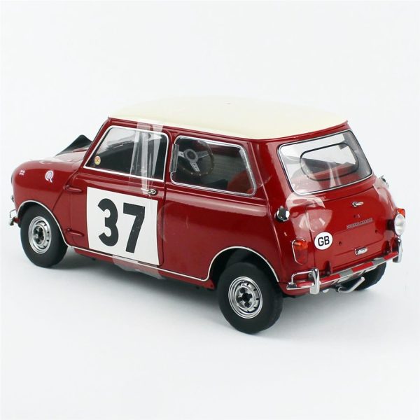 1/12 Mini Cooper S  37 P.Hopkirk/H. Liddon Diecast, Sunstar 5326 - Görsel 3
