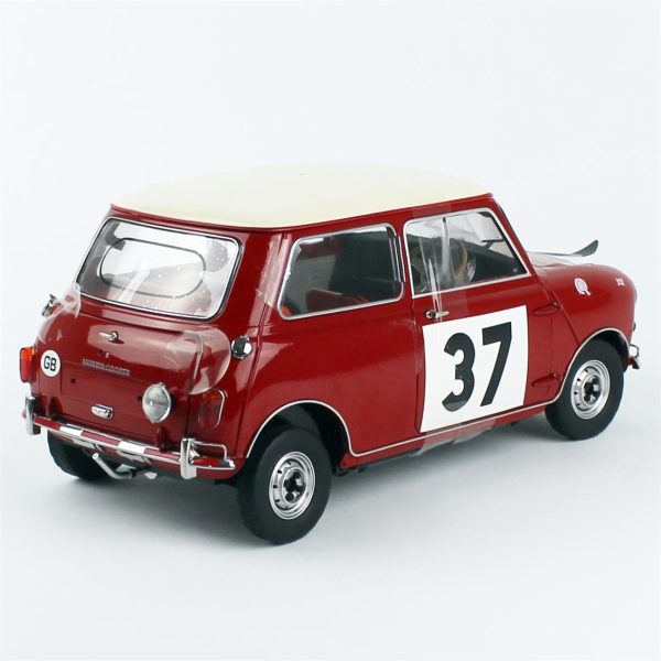 1/12 Mini Cooper S  37 P.Hopkirk/H. Liddon Diecast, Sunstar 5326 - Görsel 4