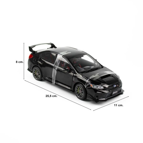 1/18 Subaru WRX STI 2018 Customised Version Siyah Diecast, Sunstar 5557 - Görsel 5
