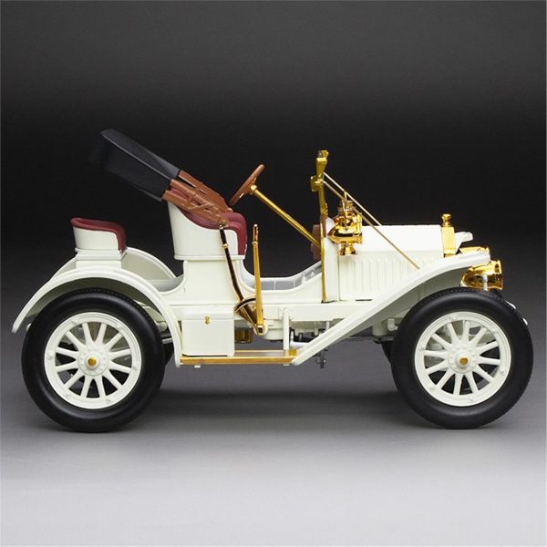 1/18 1908 Buick Model 10 Beyaz Diecast, Sunstar 5726 - Görsel 3