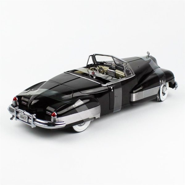 1/18 1938 Buick Y-Job Siyah Diecast, Sunstar 5731 - Görsel 4