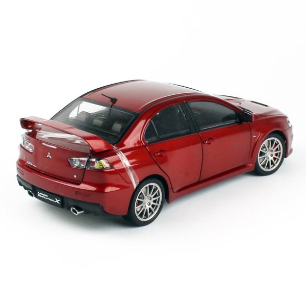 1/18 Mitsubishi Lancer Evolution X Kırmızı Metalik Diecast, Sunstar 5822 - Görsel 4
