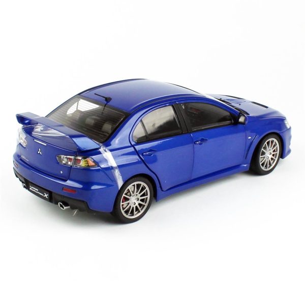 1/18 Mitsubishi Lancer Evolution X Mavi Metalik Diecast, Sunstar 5823 - Görsel 4