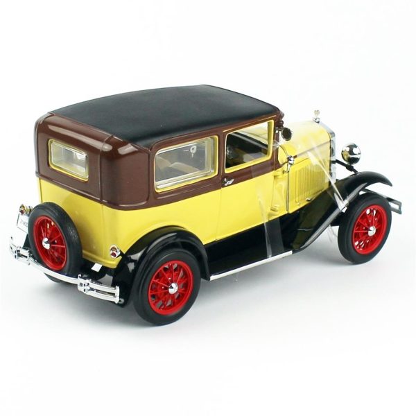 1/18 1931 Ford Model A Tudor Kahverengi/Bej Diecast, Sunstar 6191 - Görsel 4