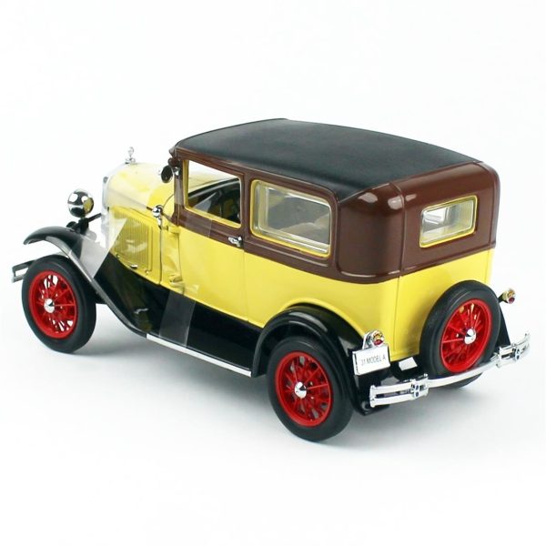 1/18 1931 Ford Model A Tudor Kahverengi/Bej Diecast, Sunstar 6191 - Görsel 3