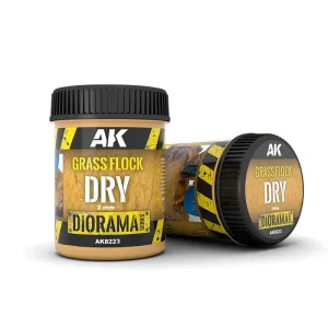 AK Interactive 8223 2mm. Kurumuş Çim Dokusu
