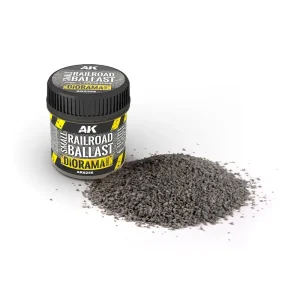 AK Interactive 8256 1/72 İnce Demiryolu Balastı Zemin Dokusu
