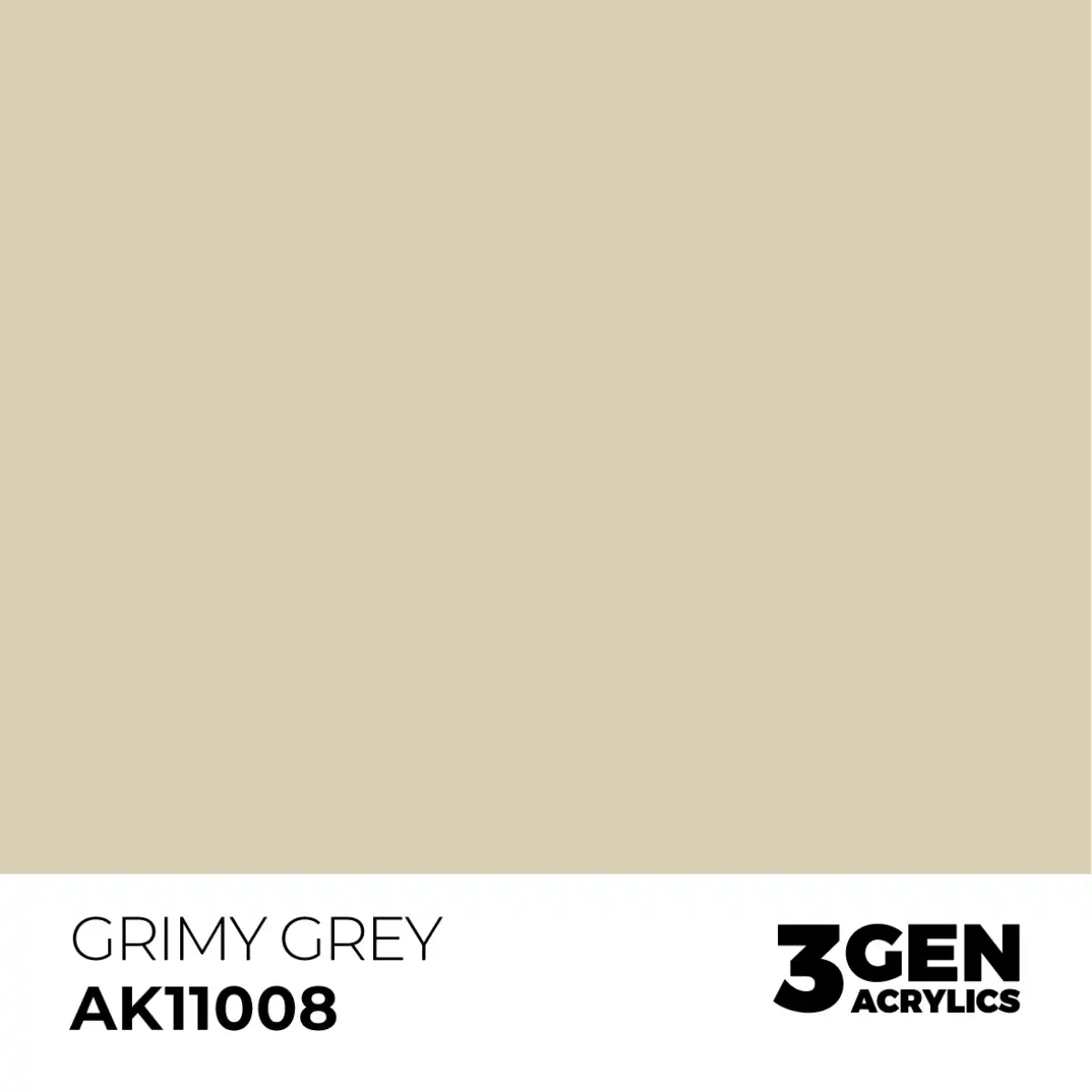 AK Interactive 11008, 17 ml. 3GEN Grimy Grey maket boyası - Görsel 2