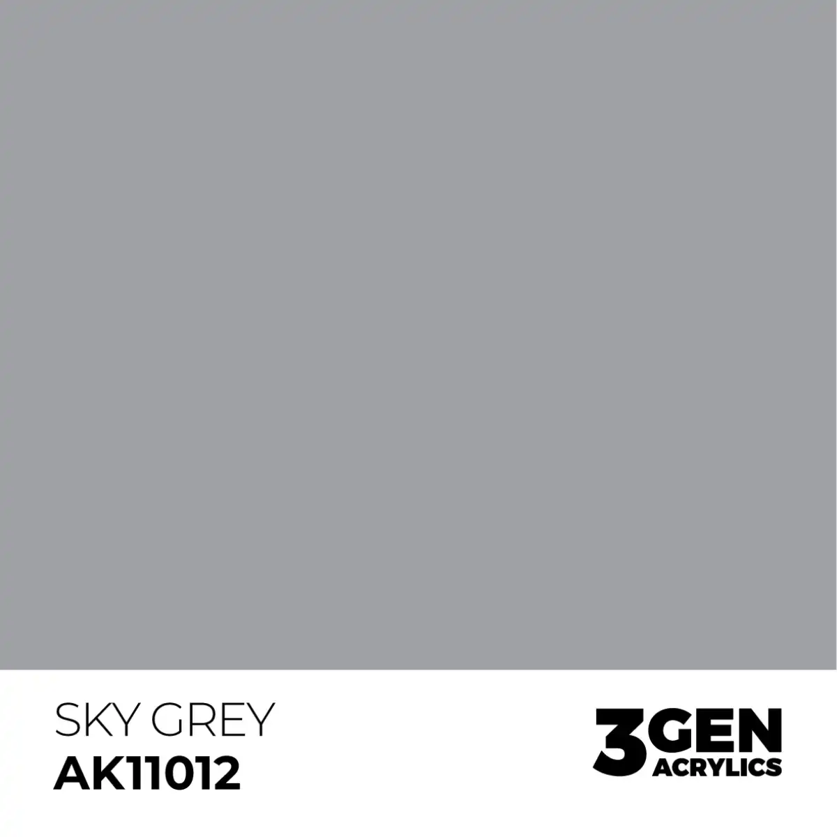 AK Interactive 11012, 17 ml. 3GEN Sky Grey maket boyası - Görsel 2