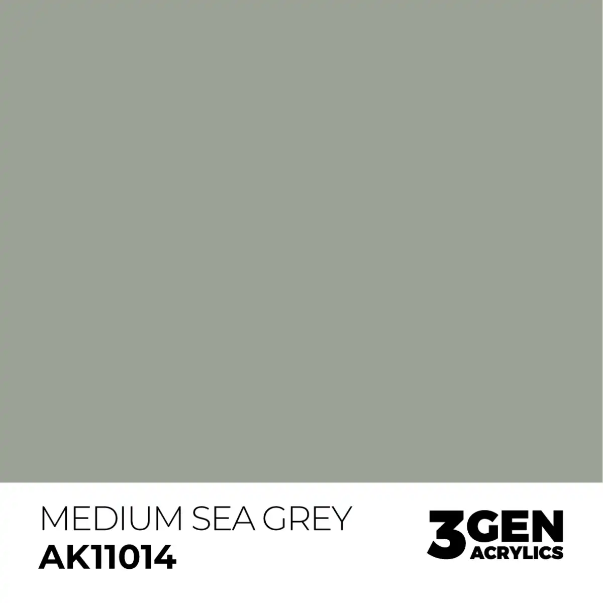 AK Interactive 11014, 17 ml. 3GEN Medium Sea Grey maket boyası - Görsel 2
