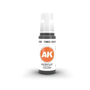 AK Interactive 11026, 17 ml. 3GEN Tenebrous Grey maket boyası