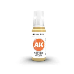AK Interactive 11030, 17 ml. 3GEN Beige maket boyası